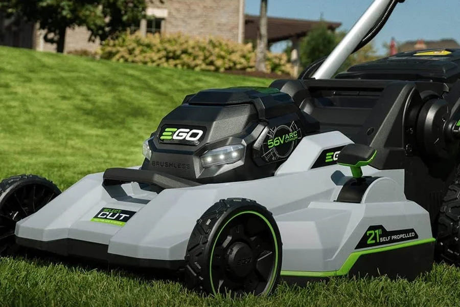 best rated battery mower